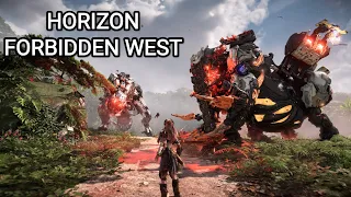 Horizon Forbidden West: The Valley Of The Fallen Side Quest. Tremortusk Vs Thunderjaw