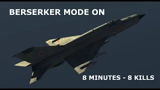 WAR THUNDER AIR RB  -  MIG 21 ON BERSERKER MODE / 8 KILLS