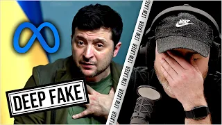 President Of Ukraine Volodymyr Zelensky Deepfake