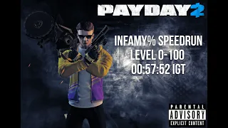 PAYDAY 2 - Infamy% Solo Speedrun (IGT 00:57:52)