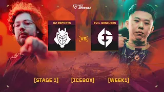 G2 Esports vs Evil Geniuses - VCT Americas Stage 1 - W1D2 - Map 2