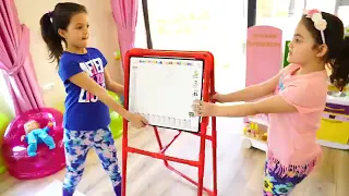 Masal & Öykü Pretend Play Choosing Teacher Profession for Kids_1