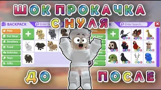 ПРОКАЧКА С НУЛЯ В АДОПТ МИ! ОТ НУБА ДО ПРО В АДОПТ МИ! 😱Adopt me roblox! *Часть 1*