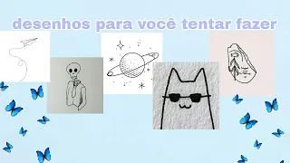 desenhos simples para você tentar fazer