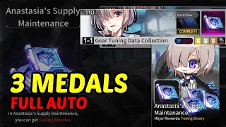 Anastasia's Supply Maintenance: Silver Binary Challenge Stage FULL AUTO 3 Medal Guide | Counter:Side