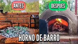 HACIENDO UN HORNO DE BARRO