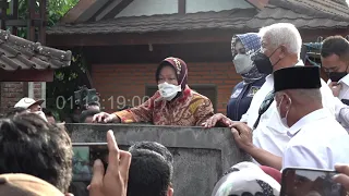 Mensos Risma Didemo di Lombok Timur, ini Katanya Kepada Pendamping PKH