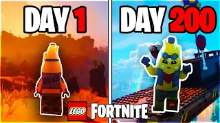 I Spent 200 Days in LEGO FORTNITE! Here's What Happened..