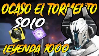 SOLO Ocaso: El Tormento LEYENDA 1000 Conseguir  Destiny 2 Shadowkeep