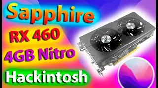 SAPPHIRE RX 460 NITRO / MACOS 11 BIG SUR / MACOS 12 MONTEREY / HACKINTOSH!!!