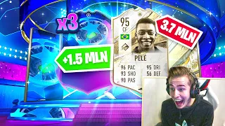 PELEEE! 🤑 MÓJ NAJLEPSZY PACK OPENING & NAJDROŻSZA IKONA w FIFA 23!