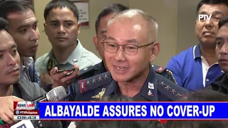 Albayalde assures no cover-up