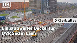 Einschub 2. Deckel UVR Süd in Laim - 2. Stammstrecke München