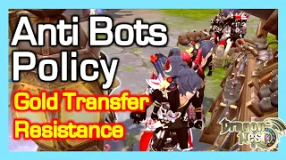 Anti Bots Policy#1 : Gold Transfer Resistance / Dragon Nest Korea (2022 January)