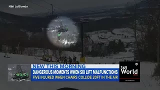 Chairlifts Collide In Sky Lift Injured 5