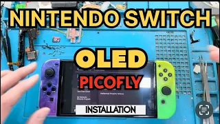 Nintendo Switch OLED Jailbreak Picofly Installation 17.0.1.Nintendo switch Jailbreak Mod.Hack.2024