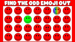 HOW GOOD ARE YOUR EYES #526 | Find The Odd Emoji Out | Emoji Puzzle Quiz
