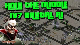 King of the Hill 2 - 1v7 BRUTAL AI ( Command & Conquer - Yuris Revenge )