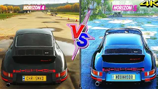 Forza Horizon 5 vs Forza Horizon 4 - Porsche Carrera S Direct Comparison