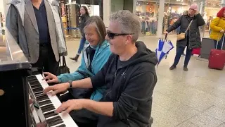 Lady Delighted With Her Piano Lesson During LIVESTREAM