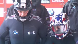 American Cunningham 3rd in 2-Man Bobsled at Lake Placid - Universal Sports