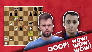 GM Supi defeats Magnus Carlsen with a WOW move!