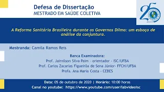 Defesa de Camila Ramos Reis