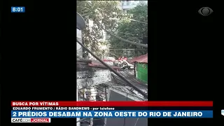 RJ: Dois prédios desabam na Zona Oeste