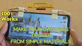 How to make  simple PUBG game Trigger button for easy game play| DIY  trigger  from simple material.