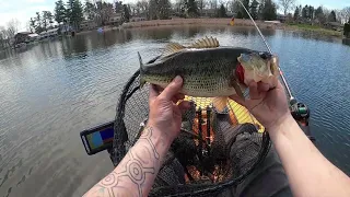 Spring Bass Fishing - Michigan - April 27, 2020