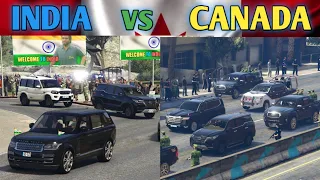 Security Protocol of President Michael in Canada and India - GTA 5