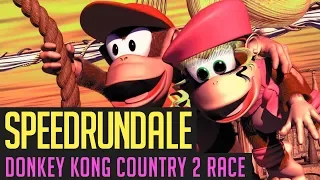 Donkey Kong Country 2 Speedrun-Race mit Robitalion & Traviktox | Speedrundale