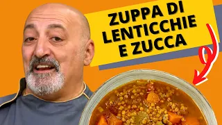 Zuppa di lenticchie e zucca - sapore rustico e tanto semplice da fare!