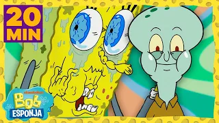 Bob Esponja | 20 minutos de los alter egos de Bob Esponja y Patricio más divertidos | Nickelodeon