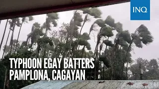 Typhoon Egay batters Pamplona, Cagayan