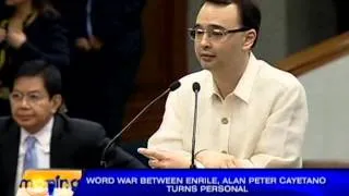 Enrile vs. Cayetano word war