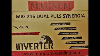 Напівавтомат MAGNUM MIG-216 Dual Pulse Synergia для зварювання алюмінію різних сплавів, огляд і тест