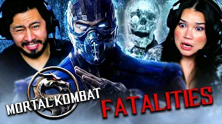 MORTAL KOMBAT 11 - ALL FATALITIES REACTION!