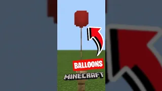 How To Make Balloons In Minecraft #Shorts