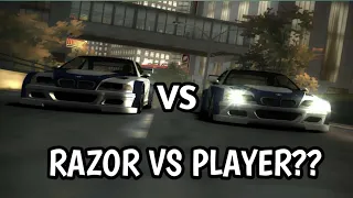 nfs most wanted (2005) final race and final pursuit Blacklist #1 (RAZOR)