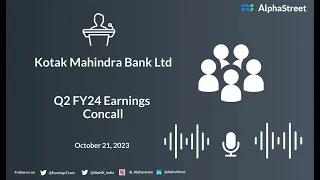 Kotak Mahindra Bank Ltd Q2 FY24 Earnings Concall