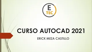 CURSO AUTOCAD 2021 - EJERCICIOS