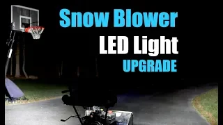 DIY Crazy Bright Snow Blower LED Lights