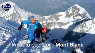 Mont Blanc - what to pack for the climb