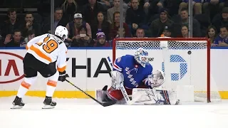 Flyers and Rangers take it to a shootout for the win