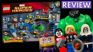 REVIEW: LEGO Avengers HULK LAB SMASH (Set 76018)