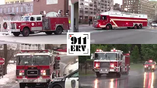 Fire Trucks Responding Compilation 10 | Special Units, Old, and Unique Fire Trucks