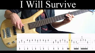I Will Survive (Cake) - Bass Cover (With Tabs) by Leo Düzey