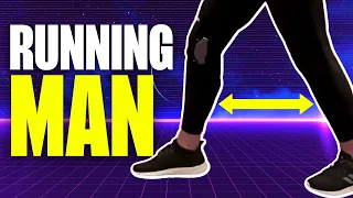 SLOW Running Man Tutorial | Shuffle Dance Tutorial