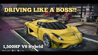 NEED FOR SPEED HEAT KOENIGSEGG Regera '16 1,500HP V8 Hybrid  Customization Max Build 400+ FAST DRIVE